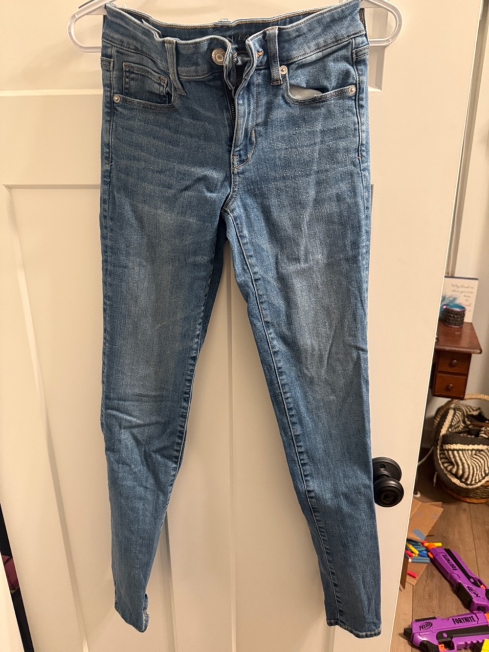 American Eagle Outfitters Light Blue Skinny Jeans